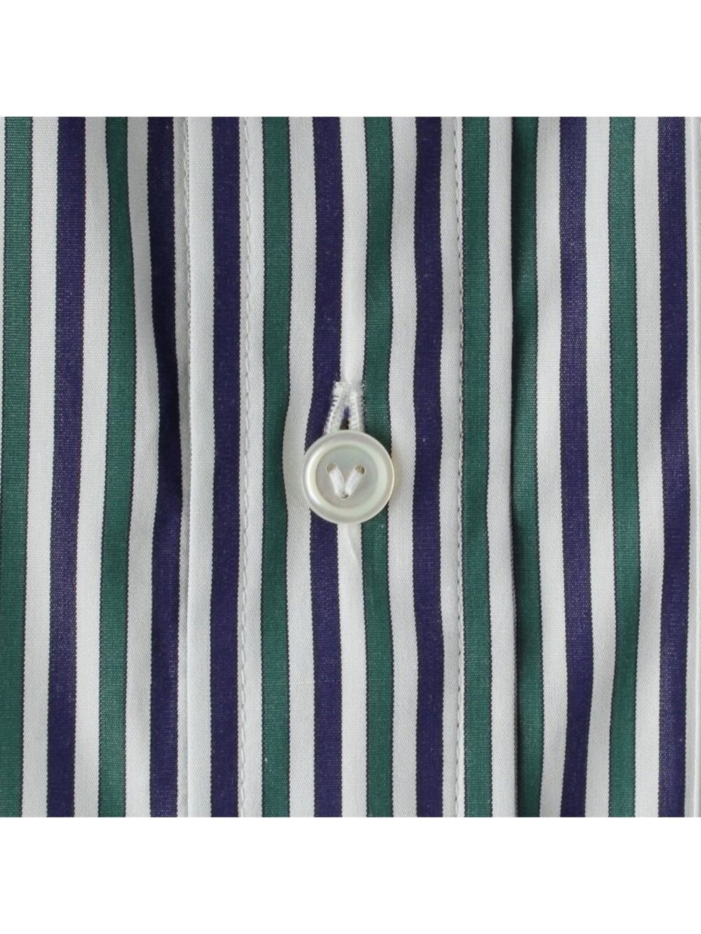 Bottega Veneta Cotton Striped Oversize Long Sleeve Shirt Top Multi Color 34 - Picture 8 of 10
